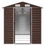 Gartenhaus aus braunem feuerverzinktem Stahl 191x385x198 cm von vidaXL, Schuppen - Ref: Foro24-3188267, Preis: 495,35 €, Raba...