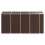 Gartenhaus aus braunem feuerverzinktem Stahl 191x385x198 cm von vidaXL, Schuppen - Ref: Foro24-3188267, Preis: 495,35 €, Raba...