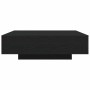 Mesa de Café Roble Negro 100 x 100 x 31 cm Madera contrachapada