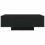 Mesa de Café Roble Negro 85 x 55 x 31 cm Madera contrachapada