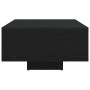 Mesa de Café Roble Negro 85 x 55 x 31 cm Madera contrachapada