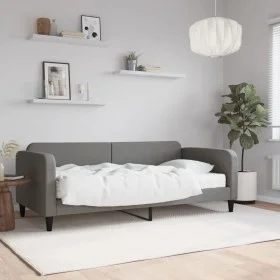 Schlafsofa mit dunkelgrauer Stoffmatratze 90x190 cm von vidaXL, Betten und Lattenroste - Ref: Foro24-3196809, Preis: 303,64 €...