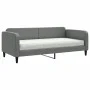 Sofa bed with dark gray fabric mattress 90x190 cm by vidaXL, Beds and slatted bases - Ref: Foro24-3196809, Price: 303,64 €, D...
