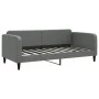 Sofa bed with dark gray fabric mattress 90x190 cm by vidaXL, Beds and slatted bases - Ref: Foro24-3196809, Price: 303,64 €, D...