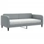 Sofa bed with light gray fabric mattress 90x190 cm by vidaXL, Beds and slatted bases - Ref: Foro24-3196808, Price: 308,05 €, ...