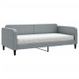 Sofá cama con colchón tela gris claro 90x190 cm de vidaXL, Camas y somieres - Ref: Foro24-3196808, Precio: 312,97 €, Descuent...