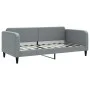 Sofa bed with light gray fabric mattress 90x190 cm by vidaXL, Beds and slatted bases - Ref: Foro24-3196808, Price: 308,05 €, ...