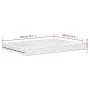 Colchón de espuma dureza 2 3 blanco 140x200 cm de vidaXL, Colchones - Ref: Foro24-356345, Precio: 203,75 €, Descuento: %