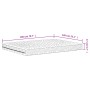 Schaumstoffmatratze Härte 2 3 weiß 140x200 cm von vidaXL, Matratzen - Ref: Foro24-356345, Preis: 207,50 €, Rabatt: %