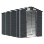 Garden shed anthracite galvanized steel 191x300x198 cm by vidaXL, Sheds - Ref: Foro24-3188255, Price: 510,45 €, Discount: %