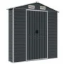 Garden shed anthracite galvanized steel 191x300x198 cm by vidaXL, Sheds - Ref: Foro24-3188255, Price: 510,45 €, Discount: %