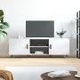 Engineered wood TV stand in white, 150x30x50 cm by vidaXL, TV Furniture - Ref: Foro24-829068, Price: 87,18 €, Discount: %