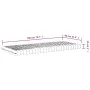 7-Zonen-Schaumstoffmatratze Härte 20 ILD weiß 80x200 cm von vidaXL, Matratzen - Ref: Foro24-356349, Preis: 96,75 €, Rabatt: %