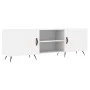 Engineered wood TV stand in white, 150x30x50 cm by vidaXL, TV Furniture - Ref: Foro24-829068, Price: 87,18 €, Discount: %