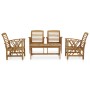 Gartenmöbel-Set 5-teilig aus massivem Akazienholz von vidaXL, Gartensets - Ref: Foro24-3057986, Preis: 368,53 €, Rabatt: %