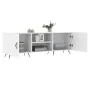 Engineered wood TV stand in white, 150x30x50 cm by vidaXL, TV Furniture - Ref: Foro24-829068, Price: 87,18 €, Discount: %