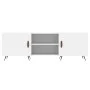Engineered wood TV stand in white, 150x30x50 cm by vidaXL, TV Furniture - Ref: Foro24-829068, Price: 87,18 €, Discount: %