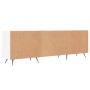 Mueble para TV madera de ingeniería blanco 150x30x50 cm de vidaXL, Muebles TV - Ref: Foro24-829068, Precio: 88,41 €, Descuent...