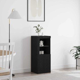 Vitrina Roble negro 41 x 37 x 100 cm Madera contrachapada en Aparadores | Comprar online en Foro24