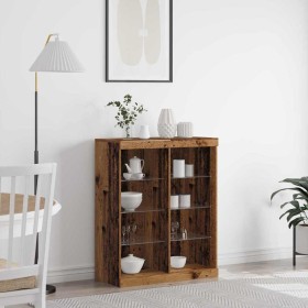 Vitrina Madera vieja 41 x 37 x 100 cm Madera contrachapada en Aparadores | Comprar online en Foro24