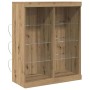 Vitrina Roble artisan 41 x 37 x 100 cm Madera contrachapada