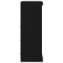 Vitrina Roble negro 41 x 37 x 100 cm Madera contrachapada