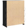 Vitrina Roble negro 41 x 37 x 100 cm Madera contrachapada