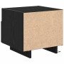 Cabecero 2 pcs Roble negro 40 x 39 x 37 cm Madera contrachapada