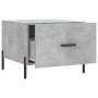 Betongrauer Couchtisch aus Holzwerkstoff, 50 x 50 x 40 cm von vidaXL, Couchtisch - Ref: Foro24-829420, Preis: 42,51 €, Rabatt: %