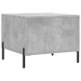 Betongrauer Couchtisch aus Holzwerkstoff, 50 x 50 x 40 cm von vidaXL, Couchtisch - Ref: Foro24-829420, Preis: 42,51 €, Rabatt: %