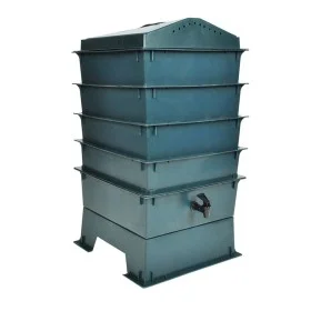 Wurmbrutstätte mit 4 Tabletts 42x42x60 cm von vidaXL, Gartenzubehör - Ref: Foro24-40585, Preis: 102,83 €, Rabatt: %