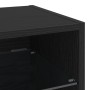 Gabinete de TV 2 pcs Negro 30 x 28.5 x 30 cm