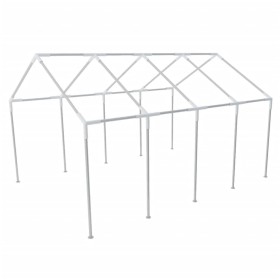 Steel structure for party tent 8 x 4 m by vidaXL, Structures for tents and gazebos - Ref: Foro24-40154, Price: 625,87 €, Disc...