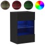 Gabinete de TV 2 pcs Negro 40 x 30 x 60.5 cm