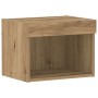 Gabinete de TV 2 pcs Roble artisan 40 x 30 x 30 cm