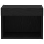 Gabinete de TV 2 pcs Roble Negro 40 x 30 x 30 cm