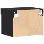 Gabinete de TV 2 pcs Roble Negro 40 x 30 x 30 cm