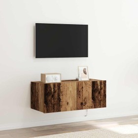 Mueble de TV Montado en la Pared Madera vieja 80 x 35 x 31 cm