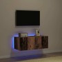 Mueble de TV Montado en la Pared Madera vieja 80 x 35 x 31 cm