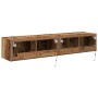 Mueble de TV Montado en la Pared Madera vieja 80 x 35 x 31 cm