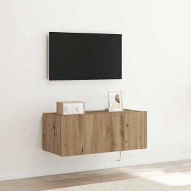 Mueble de TV Montado en la Pared Roble artisan 80 x 35 x 31 cm