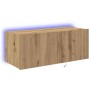 Mueble de TV Montado en la Pared Roble artisan 80 x 35 x 31 cm