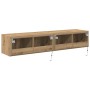 Mueble de TV Montado en la Pared Roble artisan 80 x 35 x 31 cm