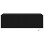 Mueble de TV Montado en la Pared Roble negro 100 x 35 x 31 cm
