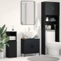 Mueble para lavabo de baño Roble negro 60 x 30 x 60 cm
