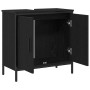 Mueble para lavabo de baño Roble negro 60 x 30 x 60 cm