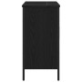 Mueble para lavabo de baño Roble negro 60 x 30 x 60 cm