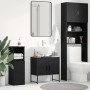 Mueble para lavabo de baño Roble negro 60 x 30 x 60 cm