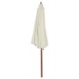 Weißer Sandschirm 300x258 cm von vidaXL, Sonnenschirme - Ref: Foro24-40437, Preis: 95,59 €, Rabatt: %