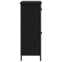 Vitrina Roble negro 70 x 30 x 80 cm Madera contrachapada en Aparadores | Comprar online en Foro24